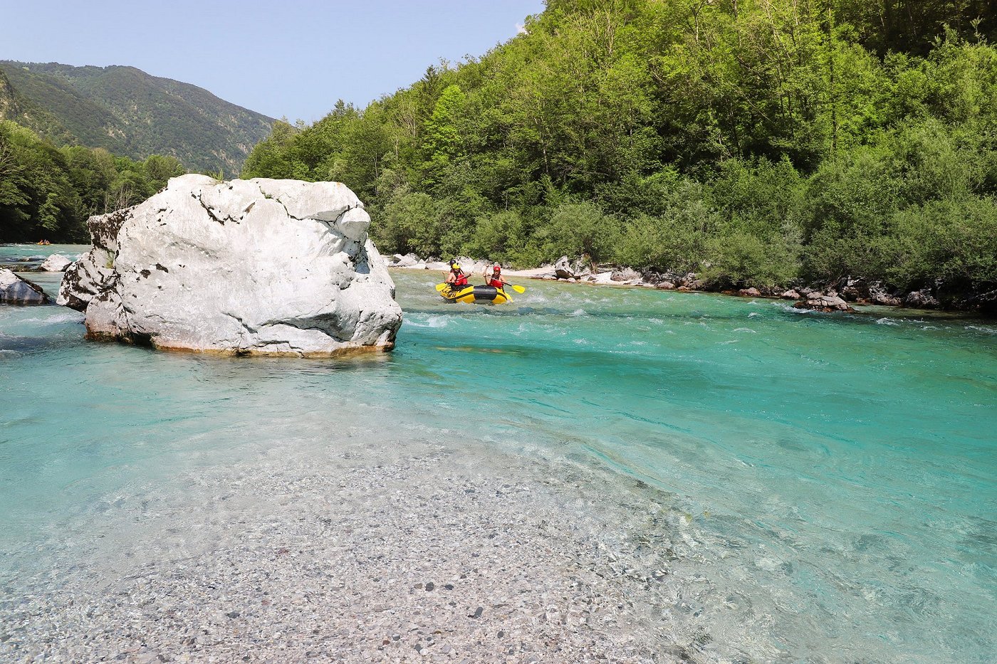 Rafting, Valle dell\'Isonzo
