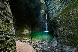 Slap Kozjak, Kobarid