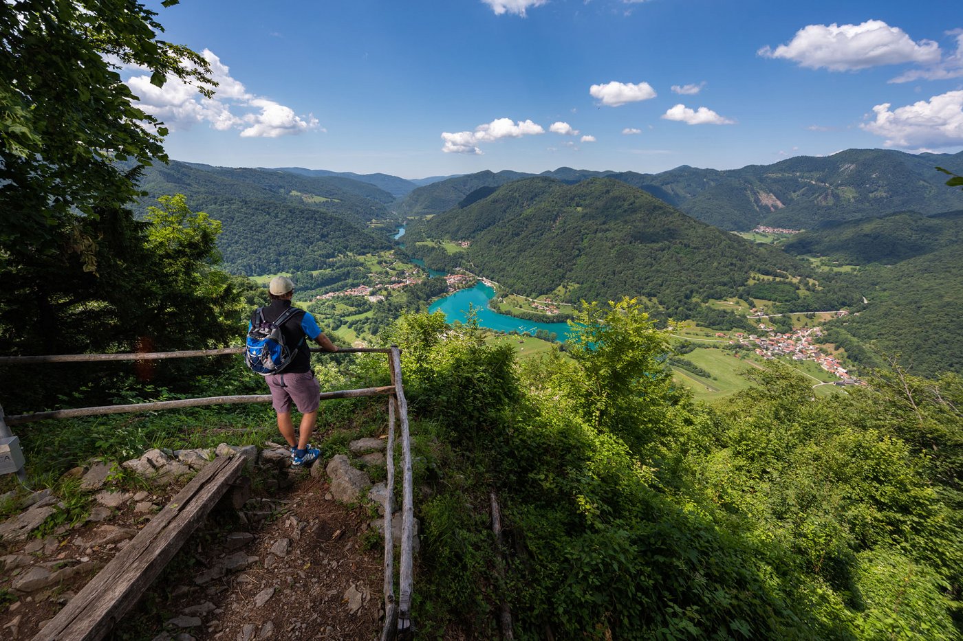 Juliana Trail, Dolina Soče (razgledišče Senica)