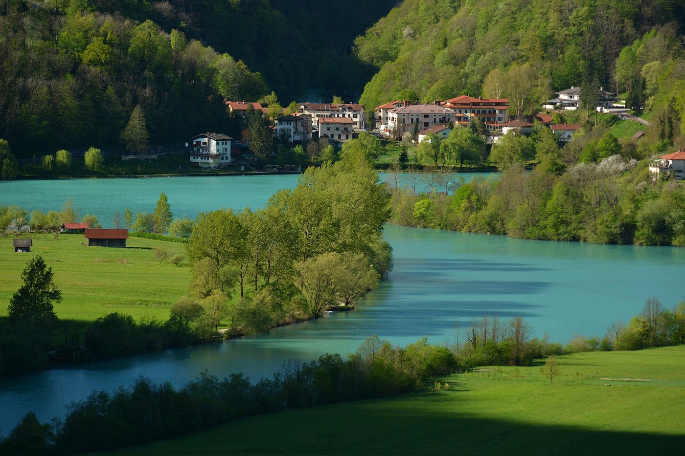 Lake at Most na Soči