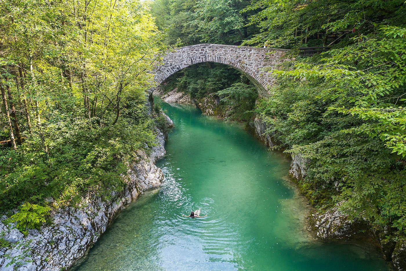 Napoleon s Bridge Across The Nadi a River So a Valley Slovenia Napoleon s Bridge Across The Nadi a River So a Valley Slovenia