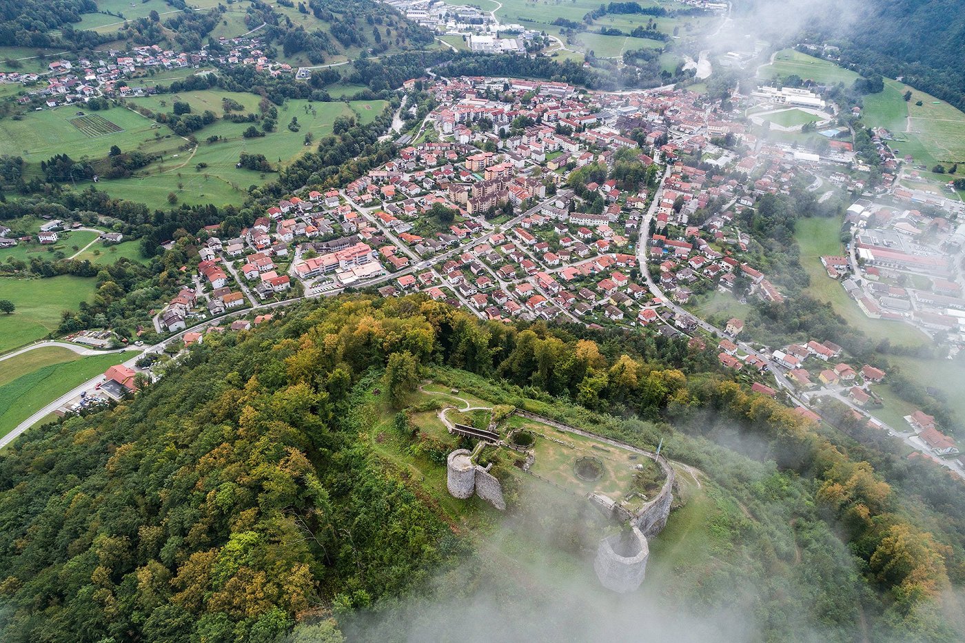 Tolminski grad in Tolmin