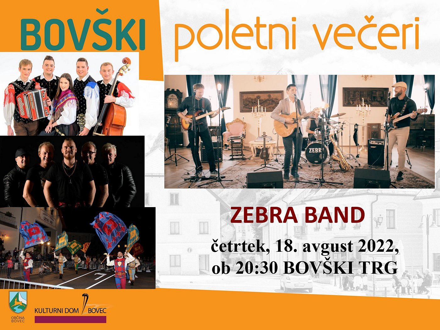 Bovški poletni večeri 2022 - Zebra band