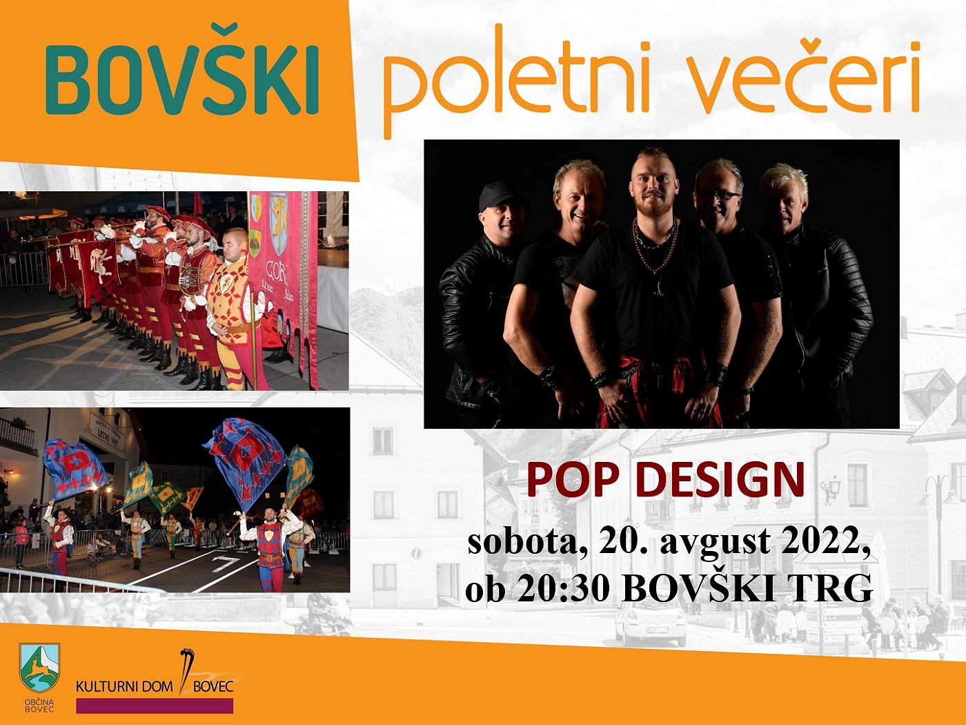 Bovški poletni večeri 2022 - Pop Design