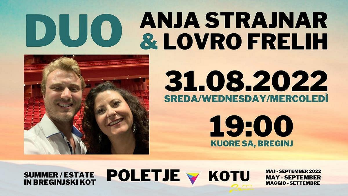 Poletje v Kotu, ANJA STRAJNAR IN LOVRO FRELIH