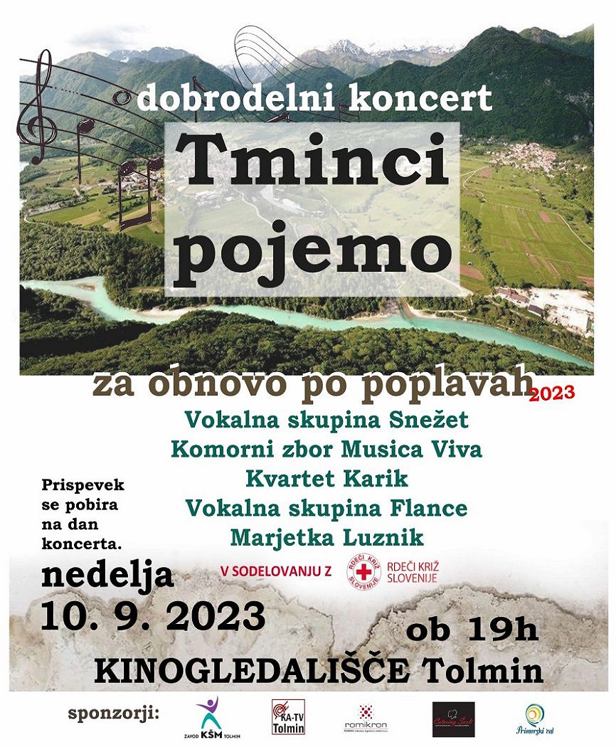 Tminci pojemo - dobrodelni koncert 2023