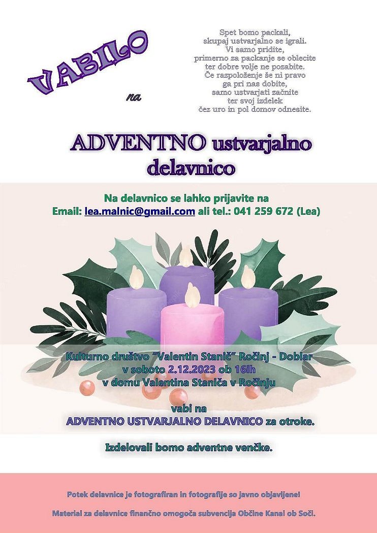 Adventna ustvarjalna delavnica