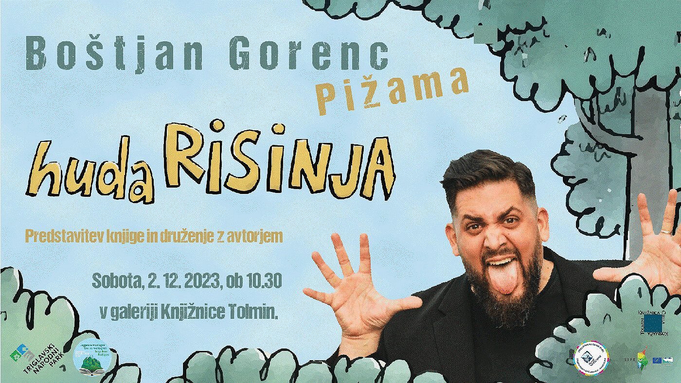 predstavitev nove knjige Boštjana Gorenca - Pižame HUDA RISINJA