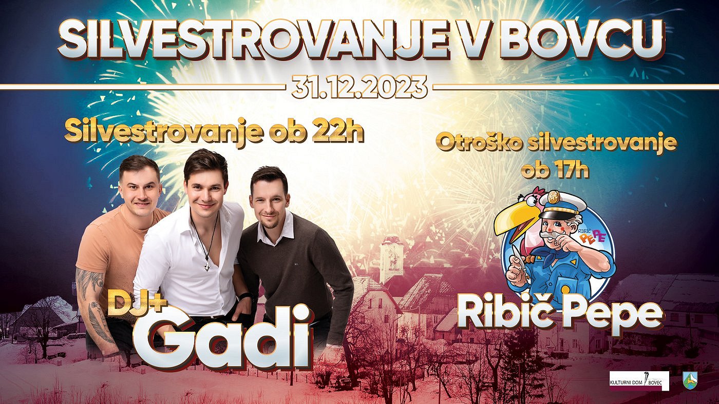 Silvestrovanje v Bovcu 2023 - Skupina Gadi