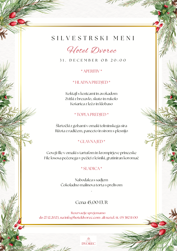 Silvestrski meni