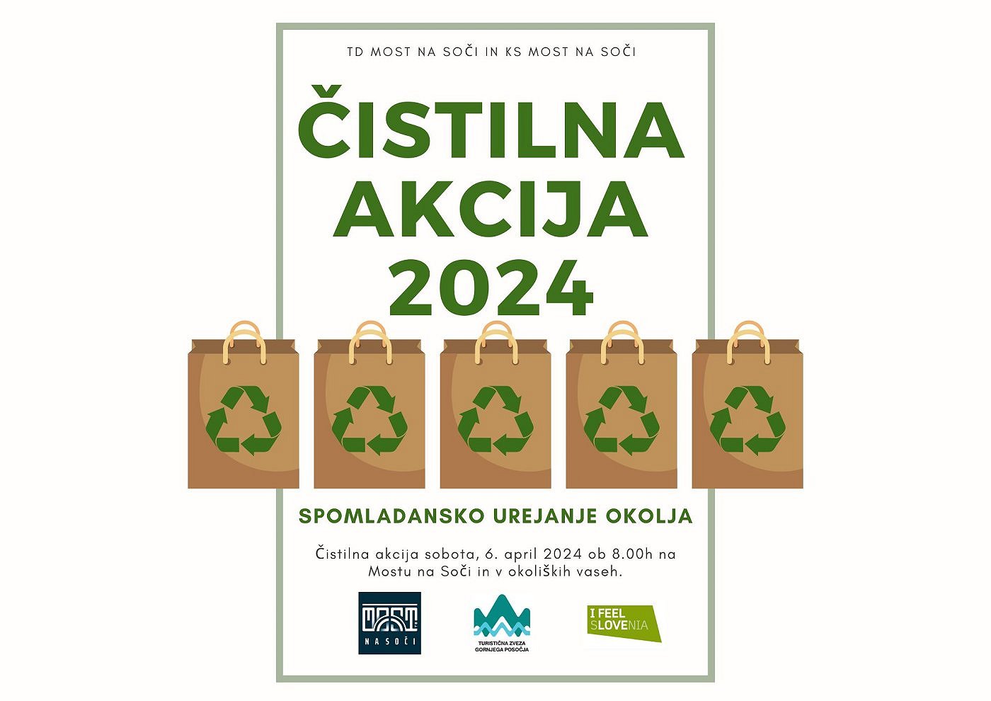 Čistilna akcija Most na Soči 2024