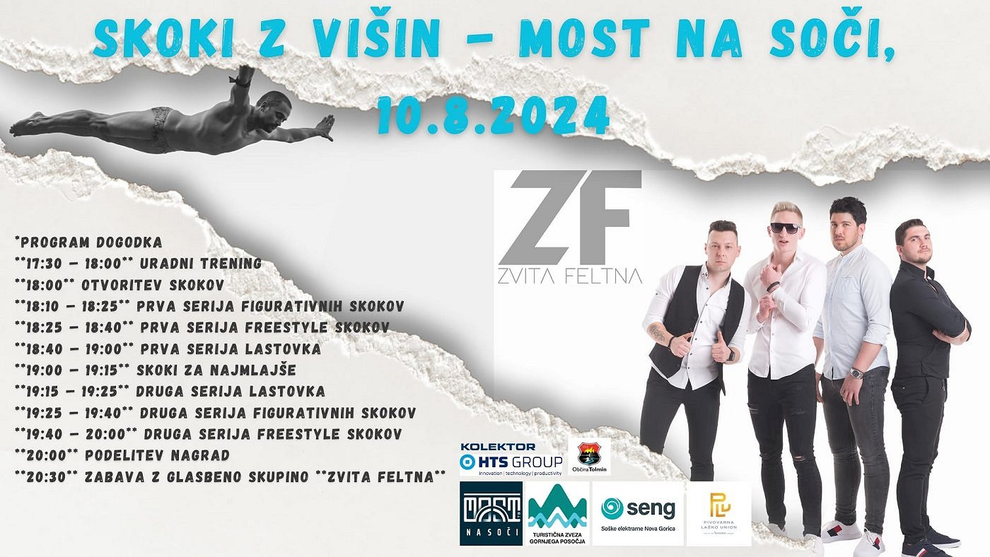 Skoki z višin - Most na Soči 2024