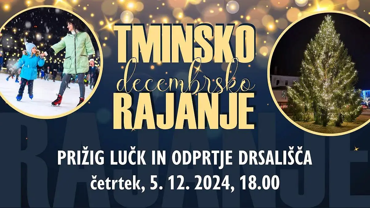 Prižig lučk in odprtje drsališča 2024