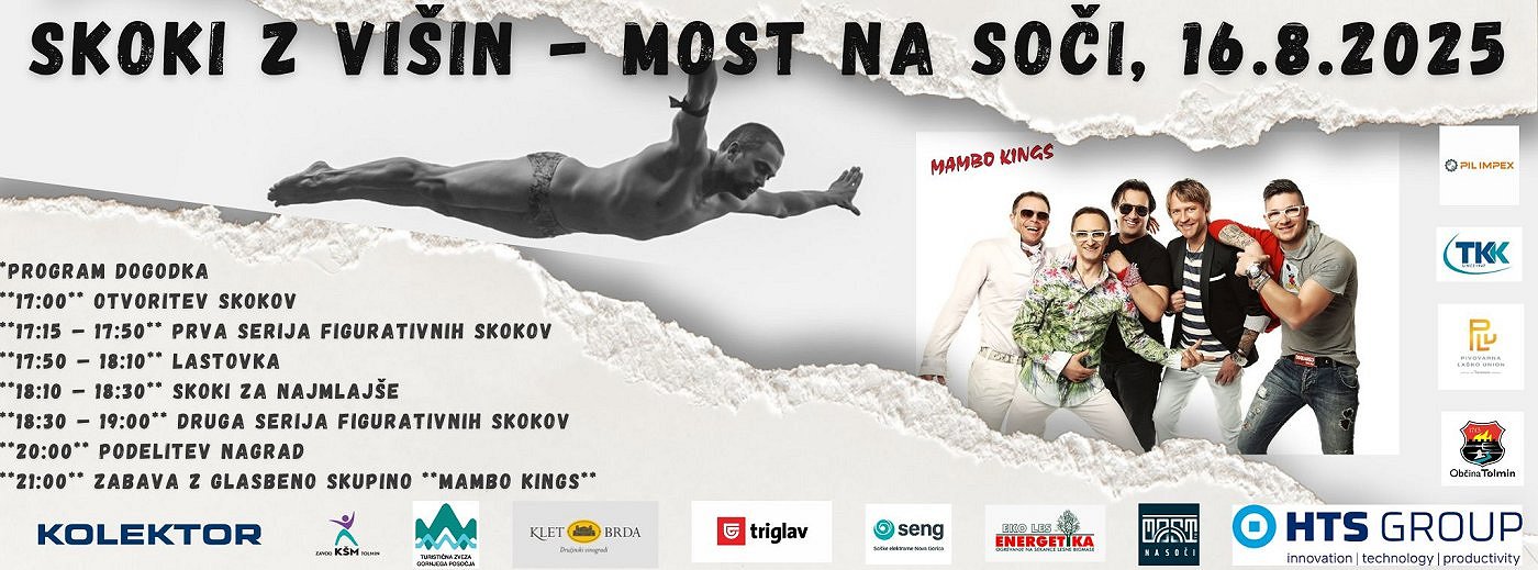 Skoki z višin Most na Soči