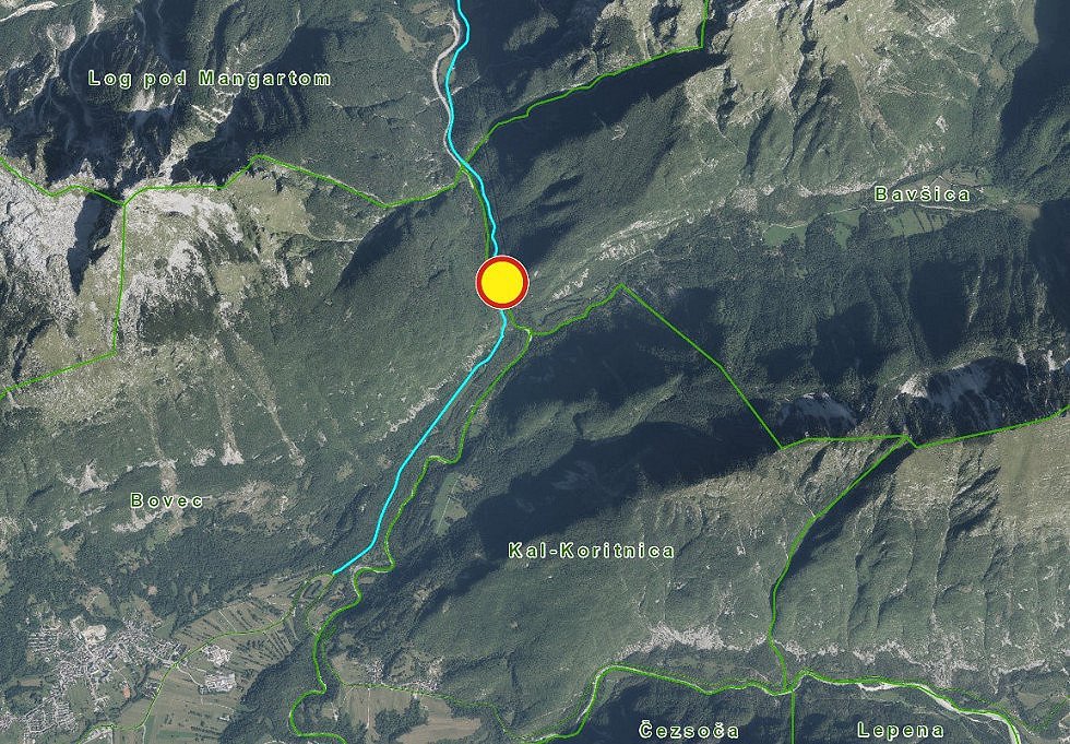 Complete closure of the regional road near the Kluže Fortress