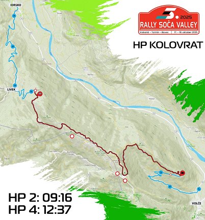 Rally Soča Valley 2025 - HP Kolovrat