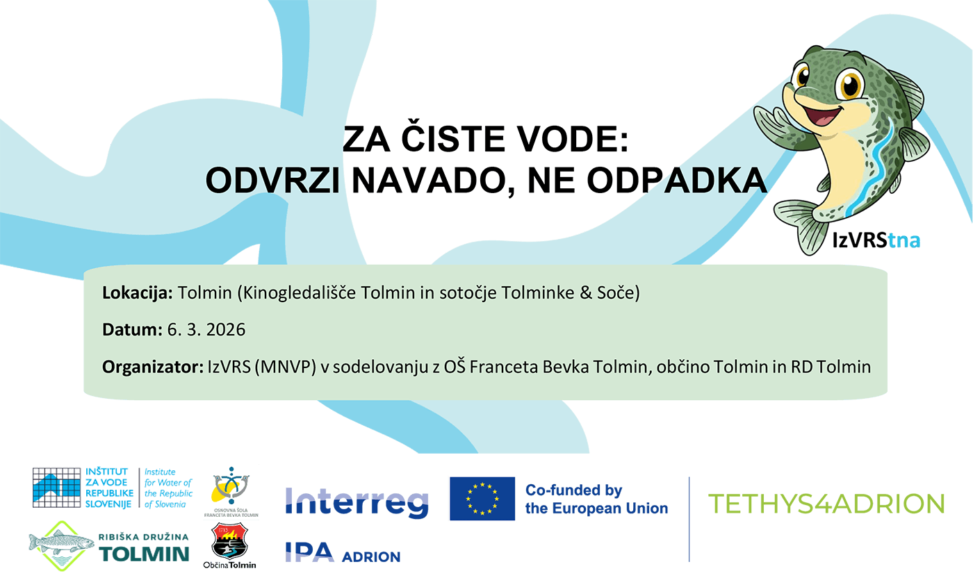 Za čiste vode - odvrzi navado, ne odpadka