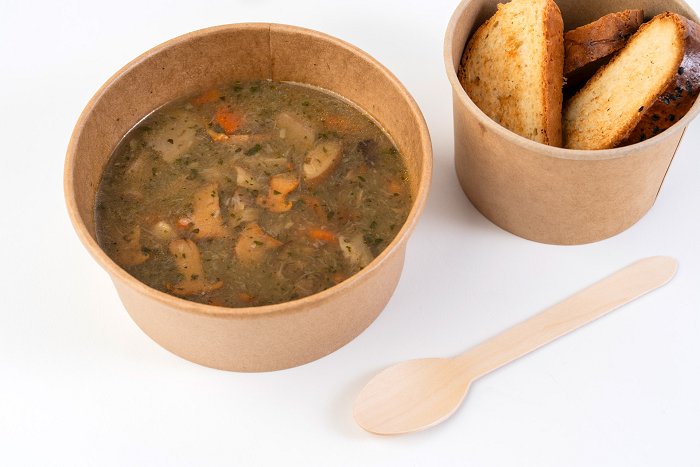Bovec kitch\'n • Pentola di funghi alla moda di Bovec • Soča Valley Finest