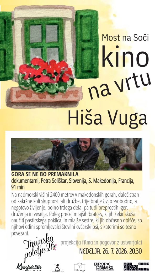 2026 kino na vrtu Gora se ne bo premaknila