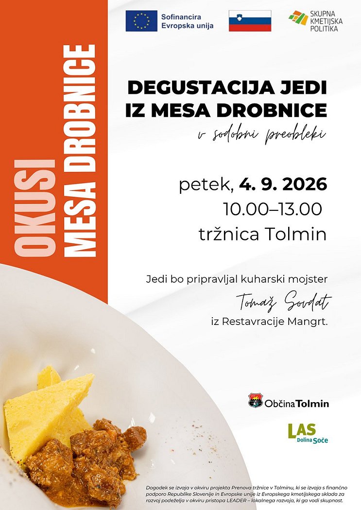 Degustacija jedi iz mesa drobnice