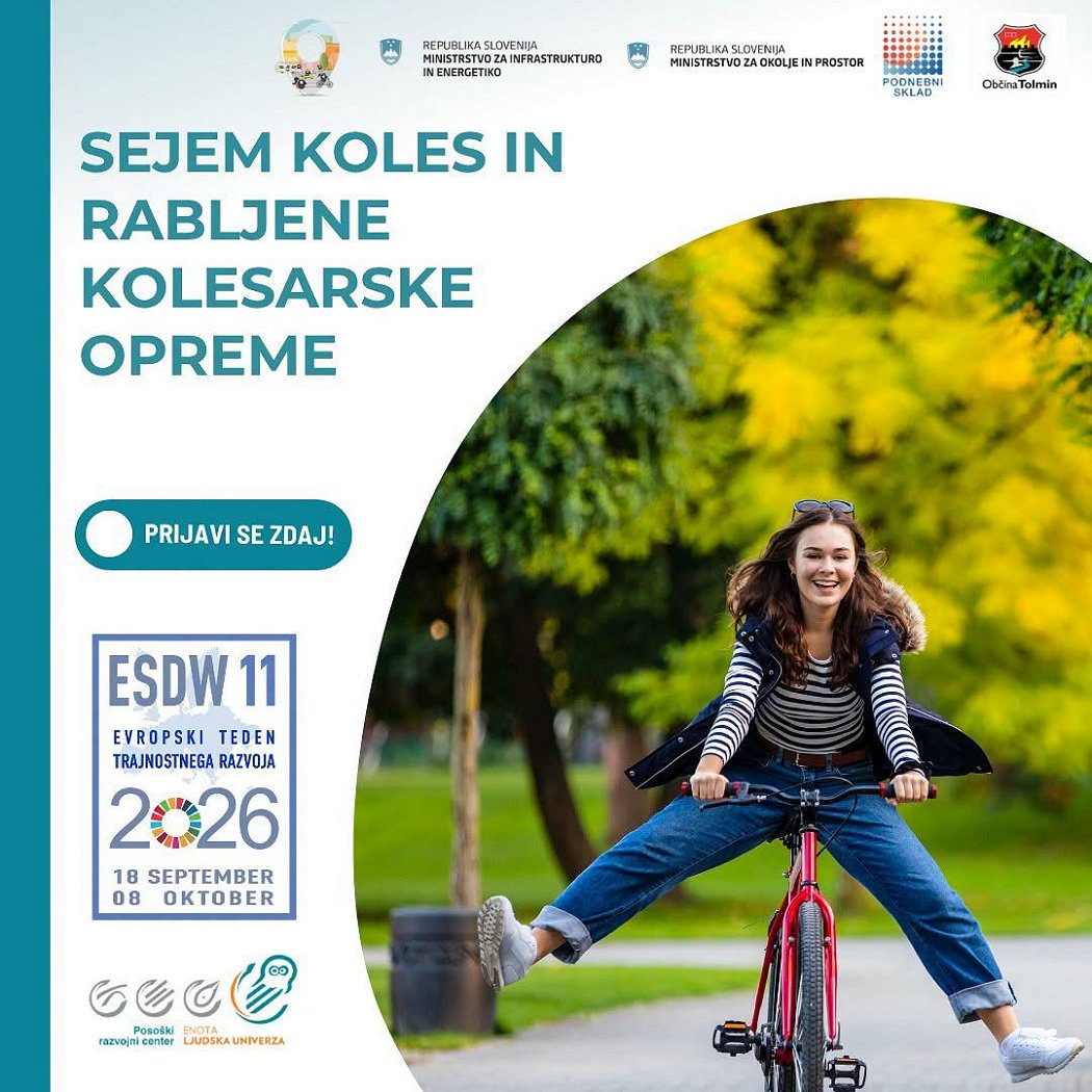 Sejem rabljene kolesarske opreme - Tolmin