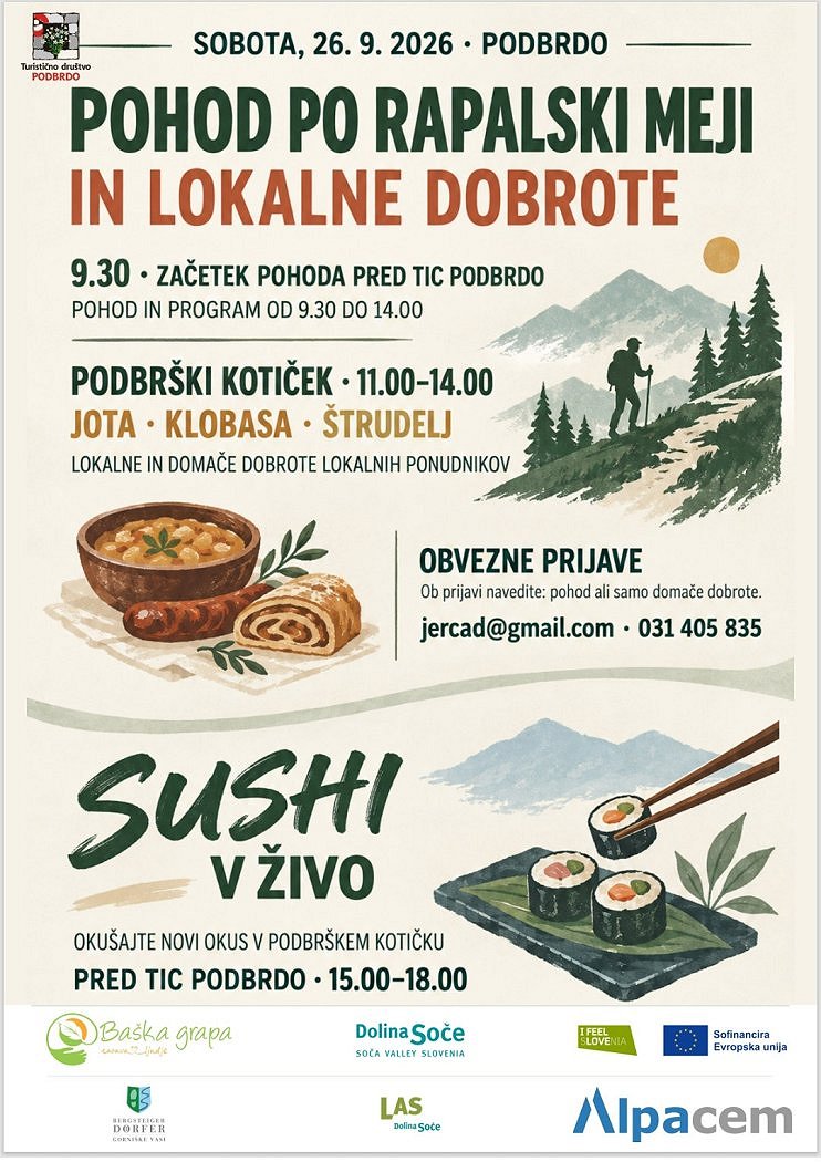 Pohod in sushi